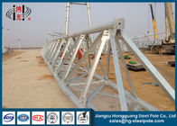Power Transformer Substation Steel Structures Conical , Round