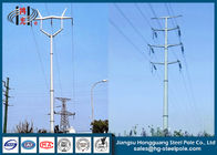 Hot Roll Steel Q235 Power Transmission Poles Weather Resistance