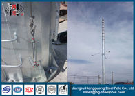 Tapered Electrical Steel Utility Poles , Industrial / Street Lighting Pole