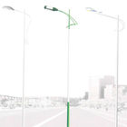 ODM / OEM Outdoor Street Light Poles / High Mast Pole with Solar Panel