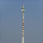 Q235 Broadcast Telecomminication Towers Monopole Antenna Poles Towers