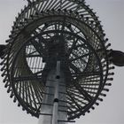 30m Steel Disguised Pine Tree Telecommunication Towers Polygonal Galvanized