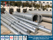 High Voltage Anti Corrosive Steel Tubular Pole With 3 Mm - 30 Mm Thickness