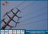 Anti - Rust Electric Telescoping Metal Utility Pole For Distribution Line