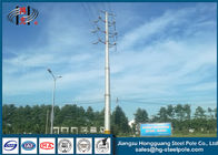69KV - 220KV Design Load Power Transmission Pole For Overhead Transmission Line Project