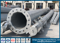 Anti - Corrosive Electric Steel Tubular Pole Self Supporting With Electric Accessories