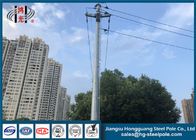 Direct Buried Electrical Power Pole , Durable Galvanized Steel Power Pole