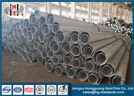 40FT Tubular Steel Poles Hot Dip Galvanized With Customized Design PLS