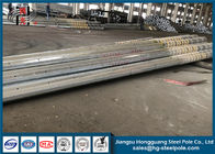 NEA Standard Customized Tubular Steel Poles , Octagonal Galvanised Steel Pole