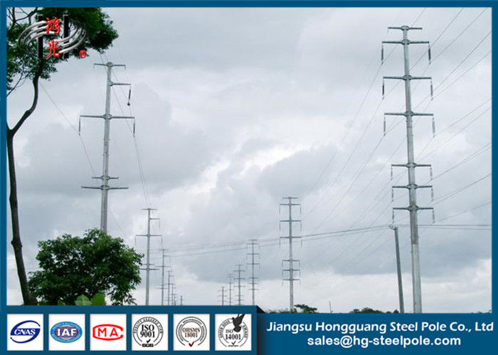 Polygonal  Metal Utility Poles  Steel Conical CO2 Welding Standard For   Electrical Power