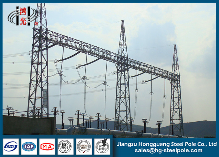 10KV - 750KV Steel Substation Steel Structures for Power Transformer  Substation