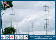 Customized Tubular Steel Tower Electric Pole / Power Transmission Poles