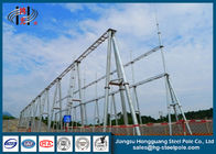 110KV Hot Dip Galvanized Substation Steel Structures for Power Substation / Switch Yard