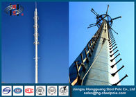 4G Polygonal Steel Tubular Telecommunication Towers Hot Roll Steel Q235