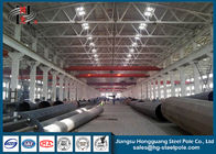Overlap / Flangeconnection Tapered galvanized Steel Poles 2mm - 6mm