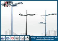 5 - 20mm Wall Thickness Q235 Decorative Steel Street Lighting Pole Weather Resistance