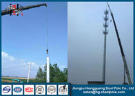 Q235 Octagonal Wireless Communication Towers , Telecommunication Monopole Antenna Towers