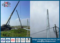 9m 250 Dan 8 Sides Electric Power Pole Anti-Corrosive Steel For Transmission Line