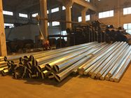 Q345 GR65 Galvanized Steel Electric Pole With 20-55FT Height For Transmission Line