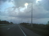 Polygonal  Transmission Line Electric Utility Pole Anti Wind