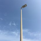 Q235 Galvanized Powder Coated Flood Light Poles Outdoor High Mast Lighting Pole