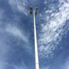 Insert Mode Connection Circular High Mast Steel Lighting Poles with Lifting System ISO