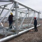 Hot Dip Galvanized Steel Substation Structures With Climbing Ladder