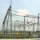 500KV Power Plant Substation Tubular Steel Structures Anti rust ISO / CNAS / IAF / CA