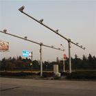 Solar / Wind Power Traffic CCTV Camera Pole Hot Roll Steel Q235