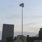 Polygonal HDG 50m Flood Light Poles High Mast for Motoway Lighting