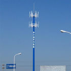 Steel Conical Self Supporting Telecommunication Towers With Climbing Ladders