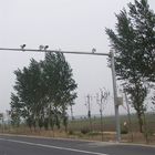 H 6.8m L10m  CCTV Camera Pole , Anti Rust CCTV Mounting Poles