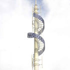 Mobile Cell Phone Telecommunication Towers Tubular Monopole Tower