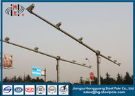 Anti - Rust Steel Traffic And Telescopic CCTV Camera Pole More Than 15 Years Design