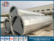 Electrical Steel Tubular Tower Pole For Electric Industry With Hot Dip Galvanized