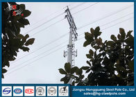 ODM / OEM Design Q235 Galvanized Steel Pole , Power Transmission Poles