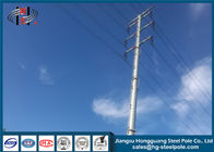 110KV Voltage Steel Tapered Electrical Power Pole Power Transmission Pole