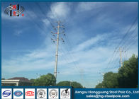 110KV Voltage Steel Tapered Electrical Power Pole Power Transmission Pole