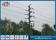 Low Voltage Dodecagonal Galvanized Electric Pole With Bitumen Painted 20m