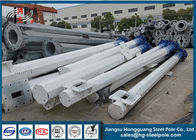 Q345 Steel Electric Pole For Power Transmission Line Project Hot Dip Galvanized