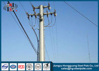 High Voltage 220KV Electrical Power Pole 15-60m For Power Transmission Project