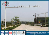 Security Monitoring CCTV Camera Pole Galvanized Steel Camera Mount Pole