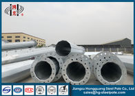 Polygonal Transmission Q355 Steel Tubular Pole With Climbing Rung For Distribution