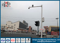 Led Lights Flexible Arm Pole Traffic Signal Pole For Crossing Road