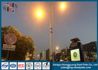 Galvanized Stainless Lamp Steel Street Light Pole As Mast FloodLighting Poles