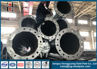 40 - 60 Feet Stainless Steel Tubular Poles For Electrical Power Project