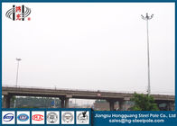 28m Q345 Material Metal Light Pole Customized Carolina With Lifting Systems