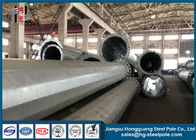 Hot Roll Steel Power Transmission Poles Customized Weather Resistance