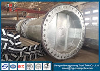 Hot Rolled Steel Galvanized Pole With Bitumen Painted 10kv Q345