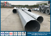 Conical Galvanized Steel 16m Power Transmission Poles
